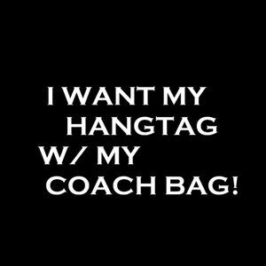 When you buy a bag / Get your tag!